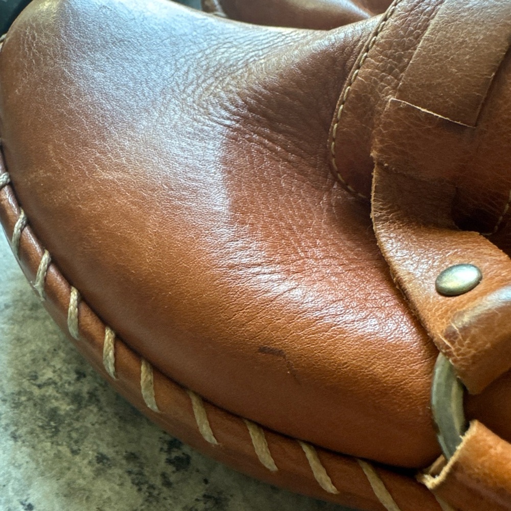 FRYE Charlotte Size 8.5 Ring Mule Leather Clogs Brazil Slip On Western Stitching - Picture 11 of 11